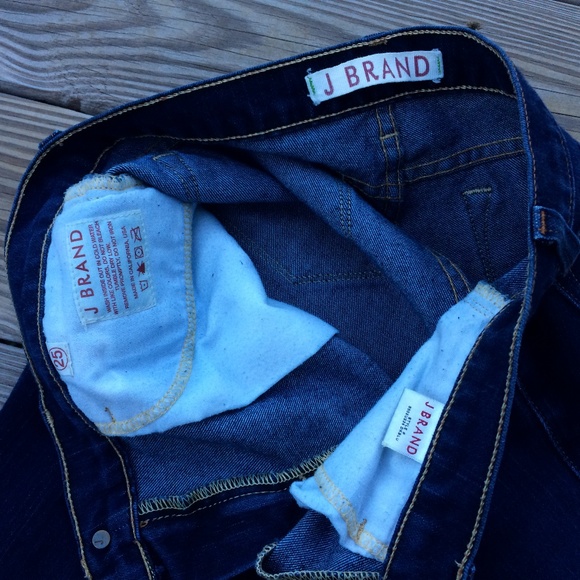 J Brand Women Jeans Denim Dark Blue Boot Cut 25 - Picture 5 of 8
